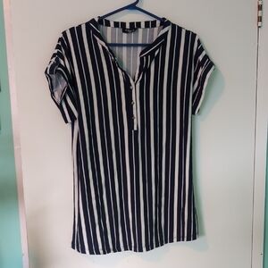 2 Dye 4 Blue & White Stripe Tee